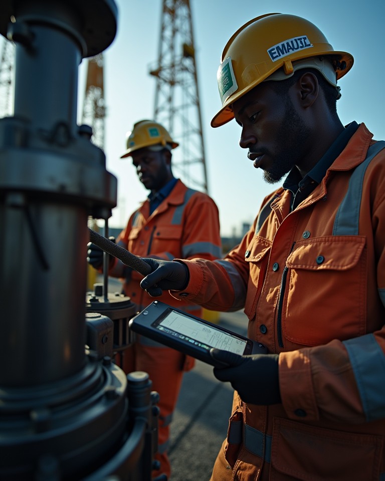 oil and gas equipment NDT test image