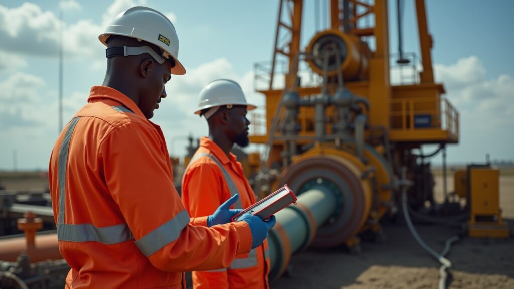oil and gas services engieers image